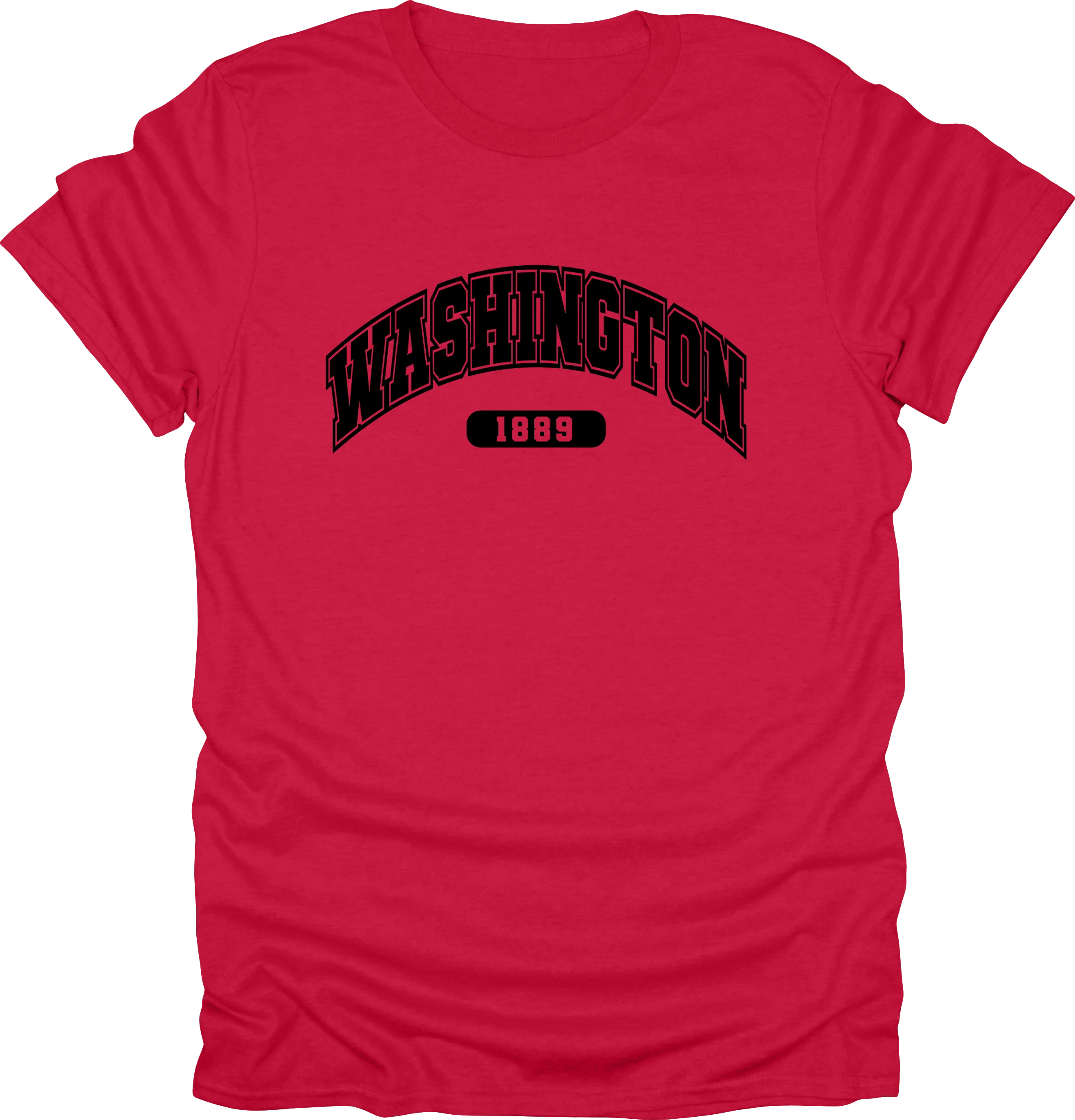 Washington Tees �C Est. 1889: Evergreen State Style T-shirt