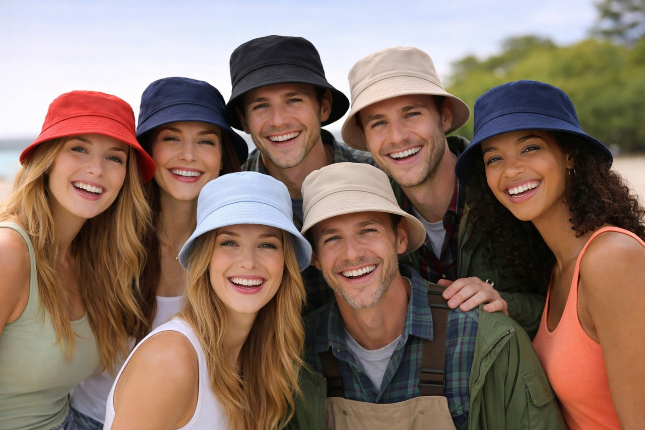 Fisherman Hats Bulk | Bucket Hats Bulk | 10+ Colors 22.5
