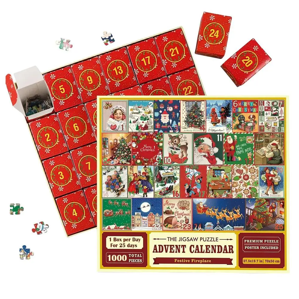 Puzzel-Adventskalender - FeestelijkePuzzel