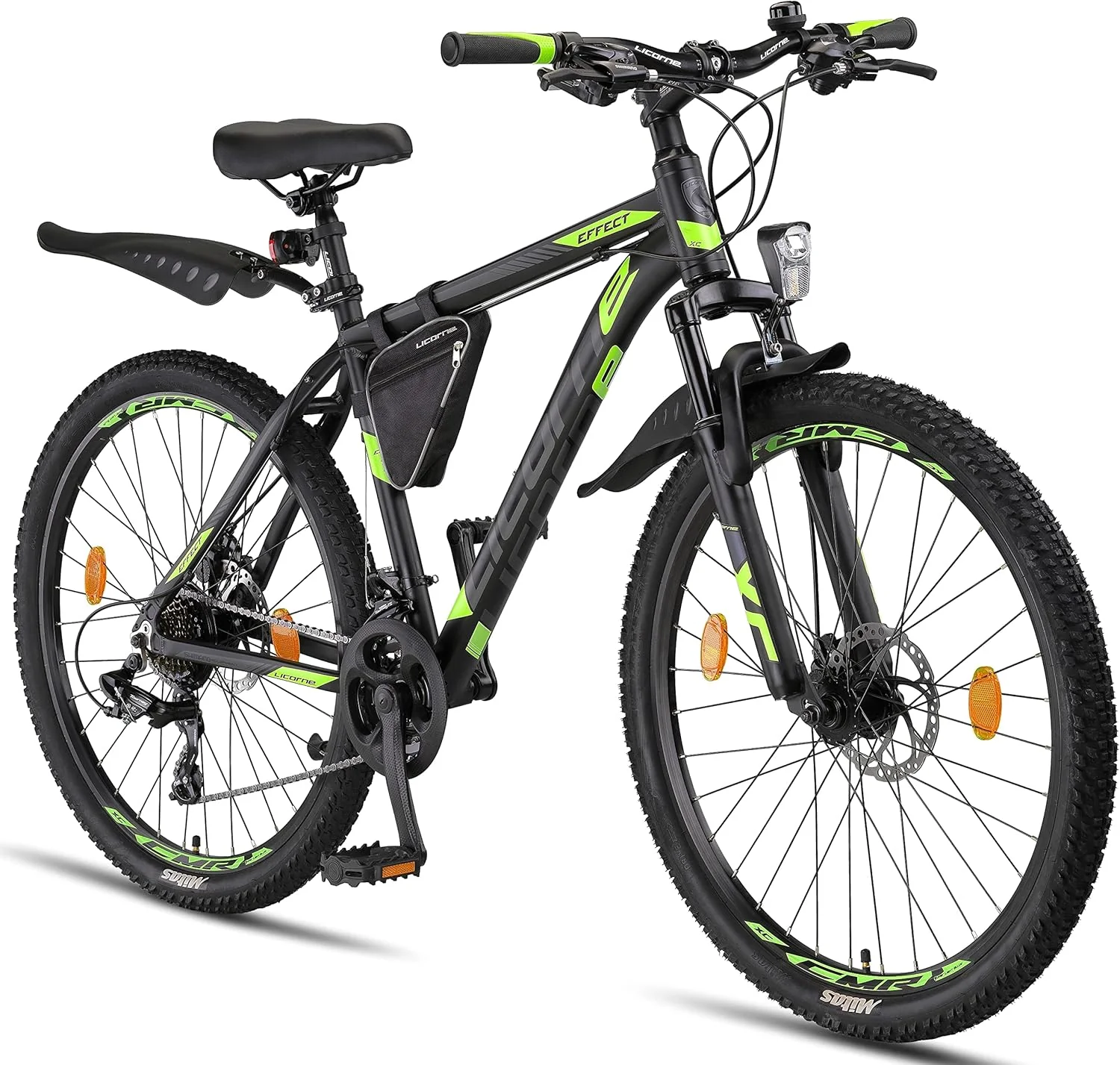 Licorne Bike Effect Premium Mountainbike Aluminium Discbremse Jungen Mädchen 21 Gang