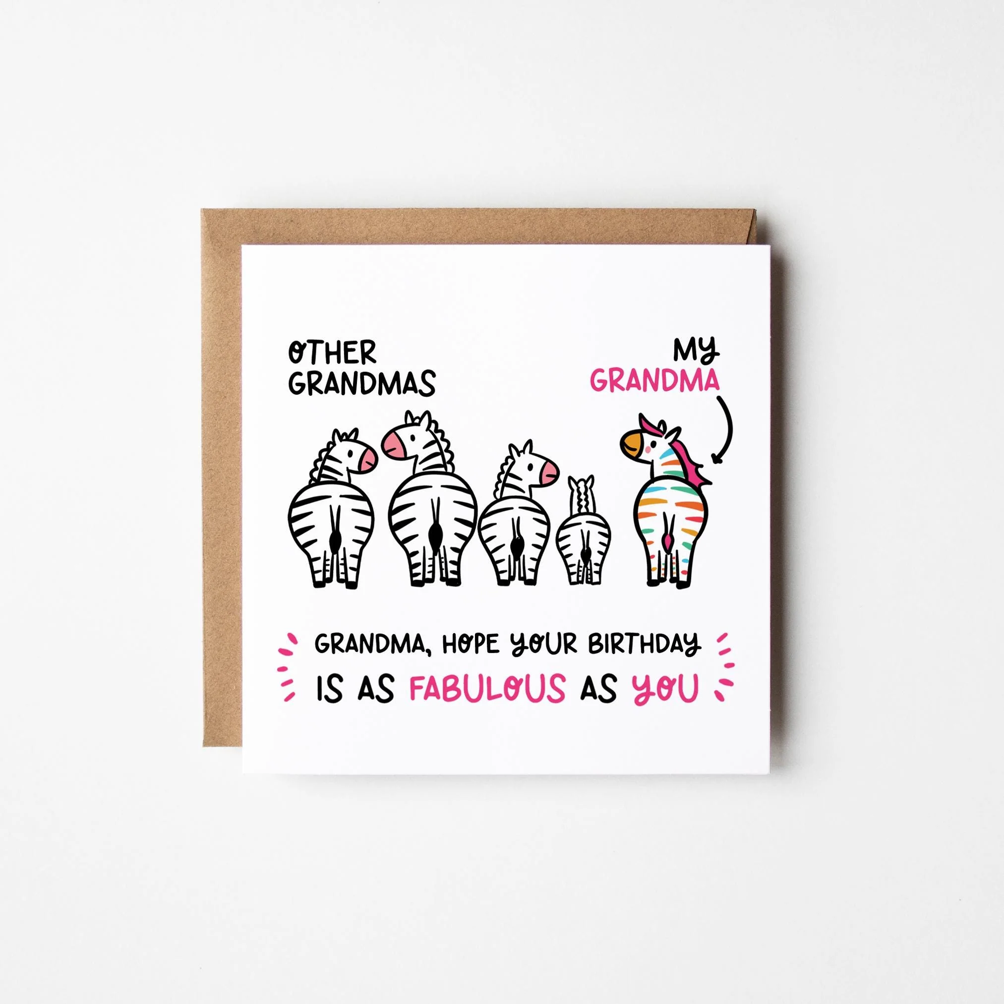 Funny Grandmother Birthday Card a?�� Personalised Birthday Card For Grandma a?�� Birthday Card for Nanny a?��  Birthday Card for Granny