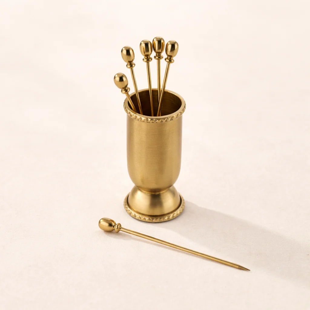 Bronze Cocktail Pick Set