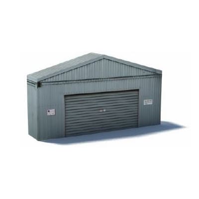 Background Building (industrial, gray, garage)
