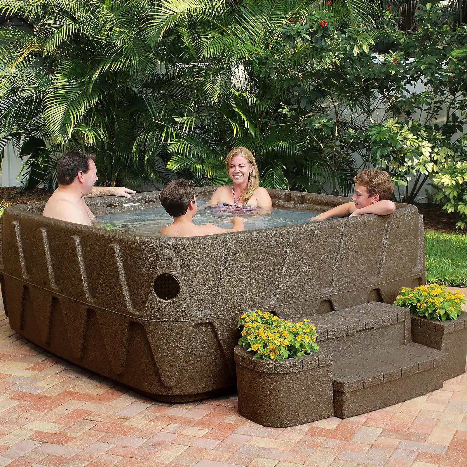 Aquarest Spas, Jet Square Plug and Play jakuzzi ozonátorral