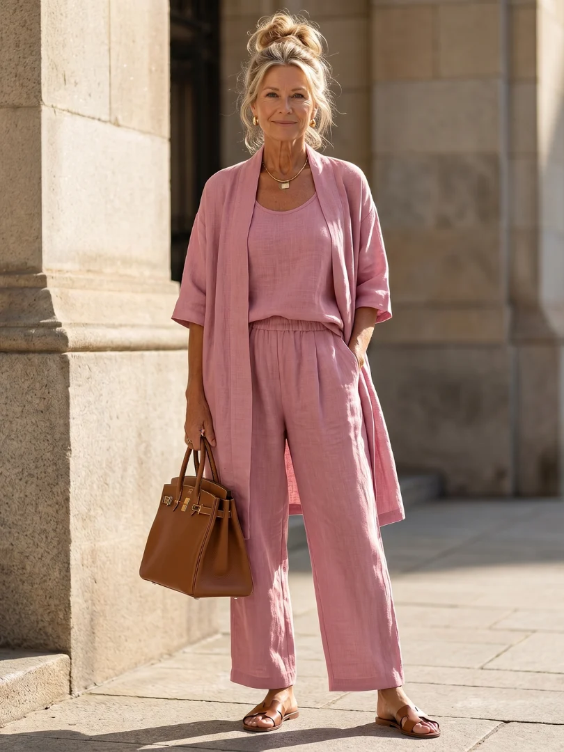 Women��s Loungewear Set Relaxed Top and Wide Leg Pants