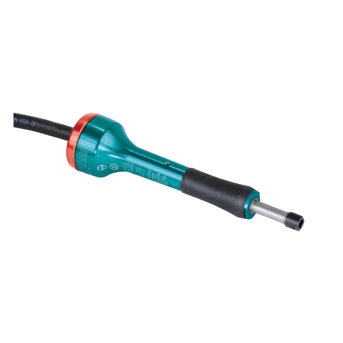 Dynabrade 51756  ~  .1 Hp Straight-Line Extension Pencil Grinder 35000 Rpm Turbine Air Motor Rear Exhaust 1/8 Inch Collet