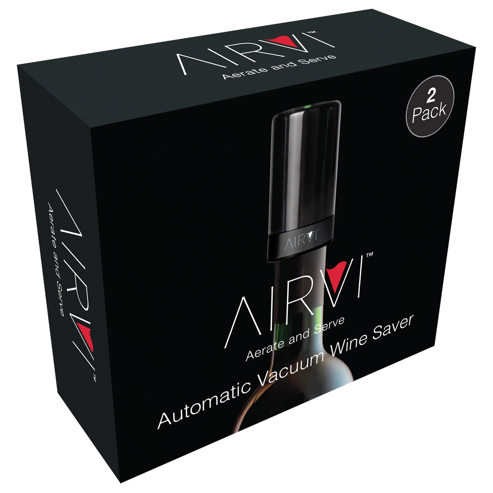 AirVi Vacuum Wine Saver Two Pack