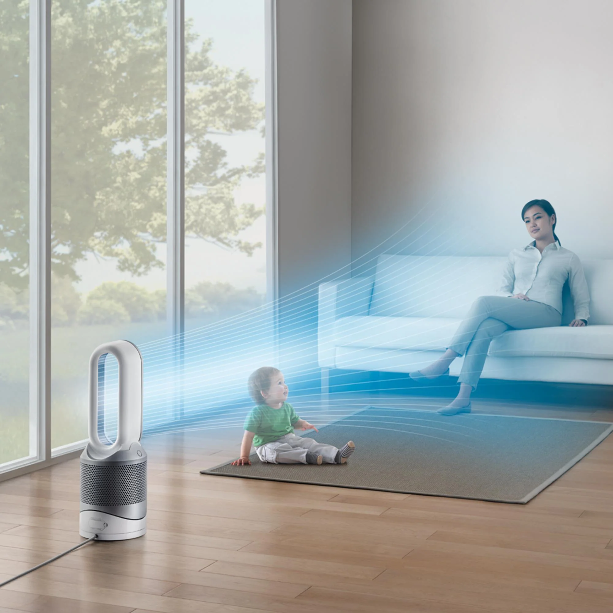 Dyson Pure Hot+Cool Ventilatore Purificatore Termoventilatore – Bianco/Argento