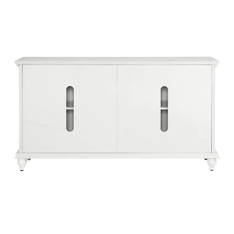 Garden District Solid Wood 65 TV Stand Console
