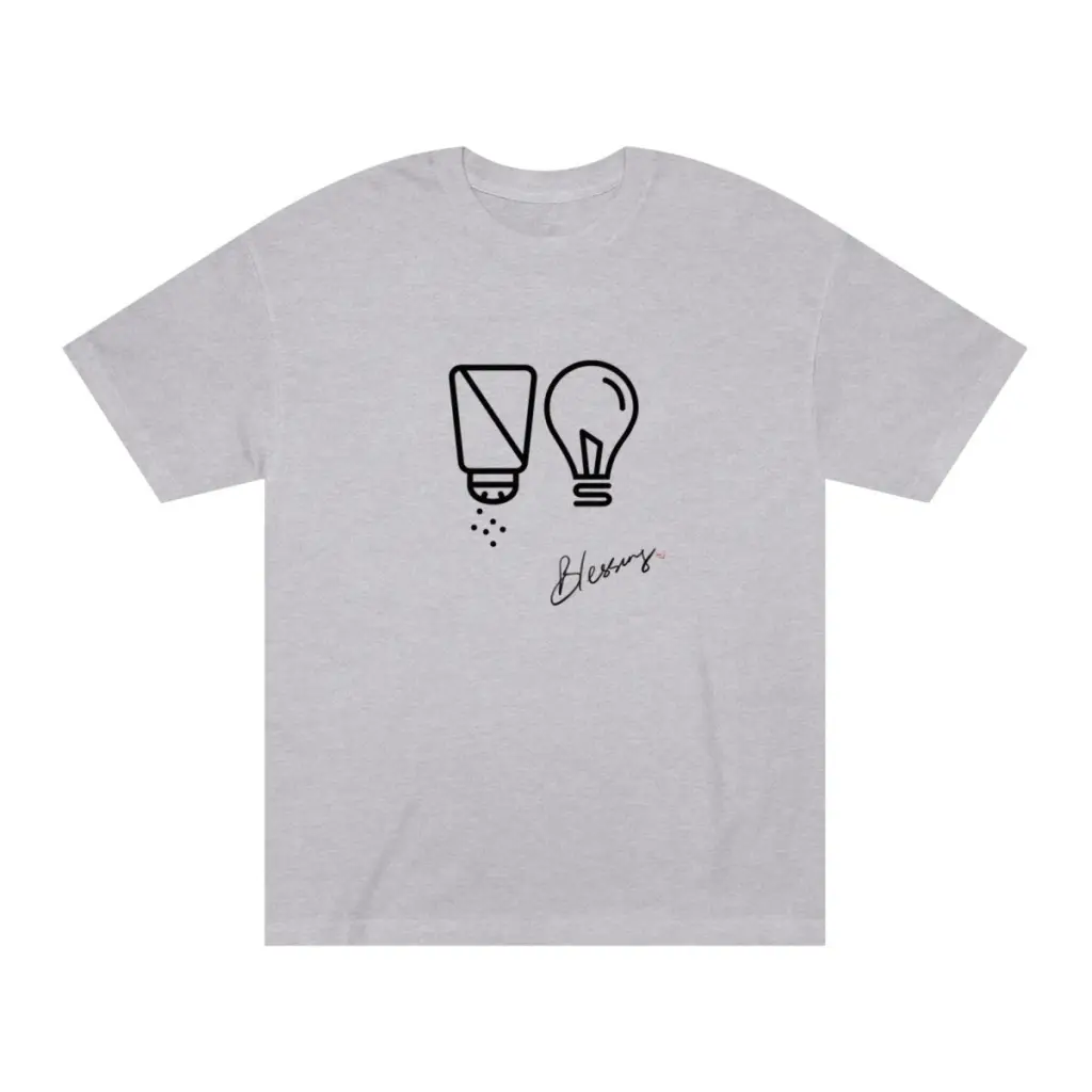 Salt & Light Christian Tshirts | Inspirational Motivational Religious Graphic Tee
