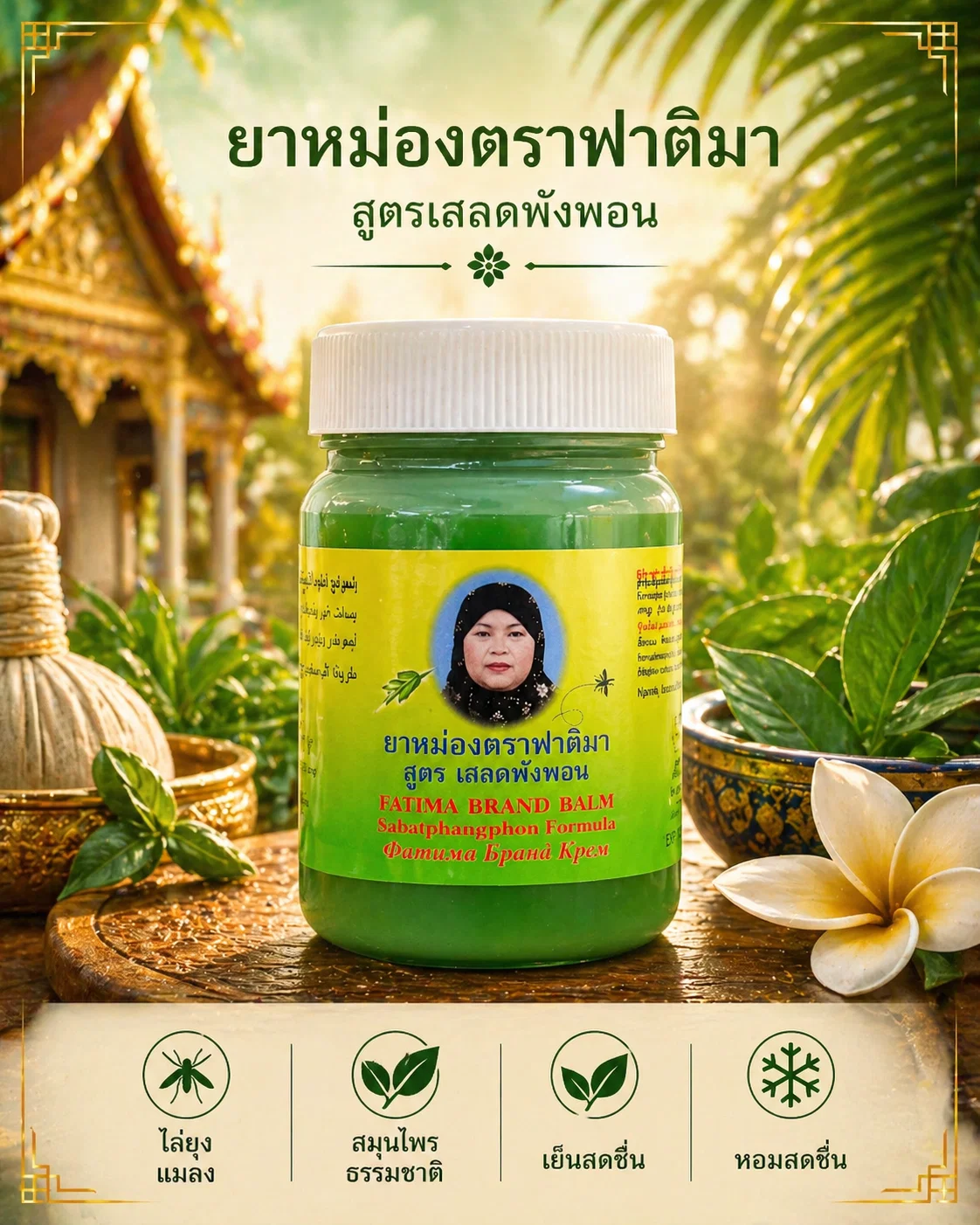 Fatima Yamong balm - Phlai formula