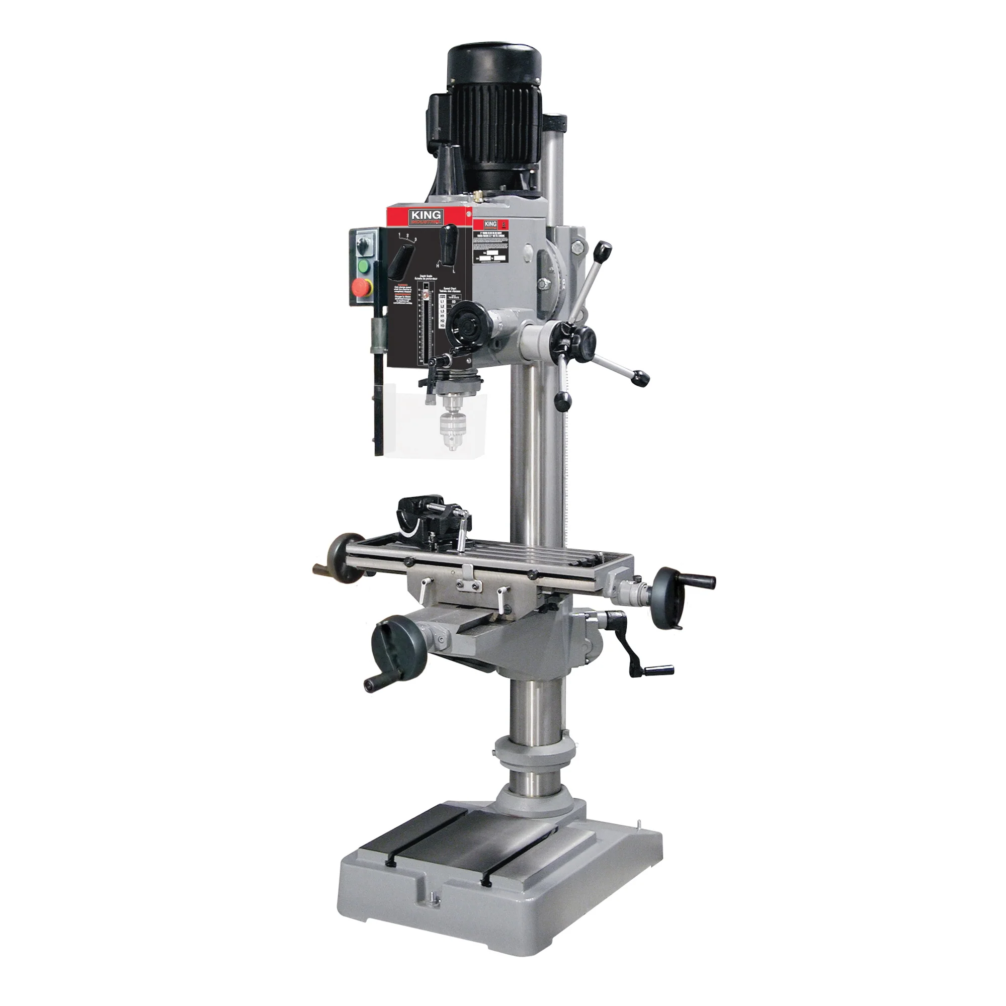 King Canada KC-40HC  ~  Milling Drilling Gearhead 20.5 Inch 1 Hp 110/220V