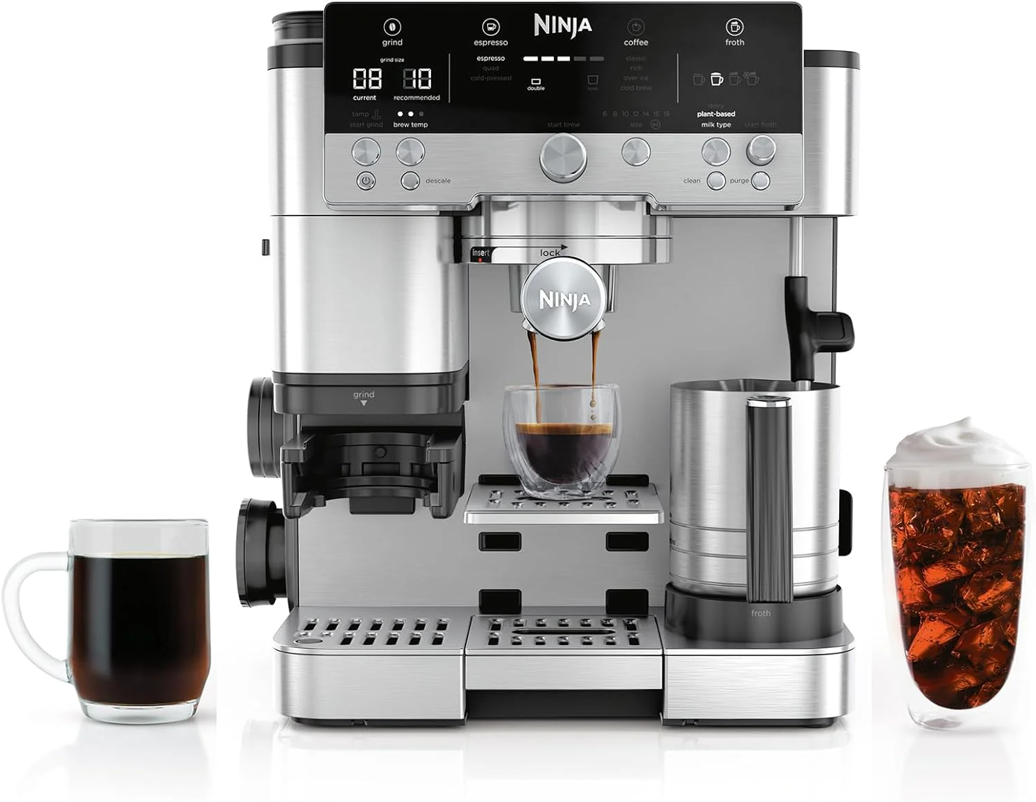 Ninja Luxe Café Premier Series, Espresso Machine, Drip Coffee Maker & Rapid Cold Brew