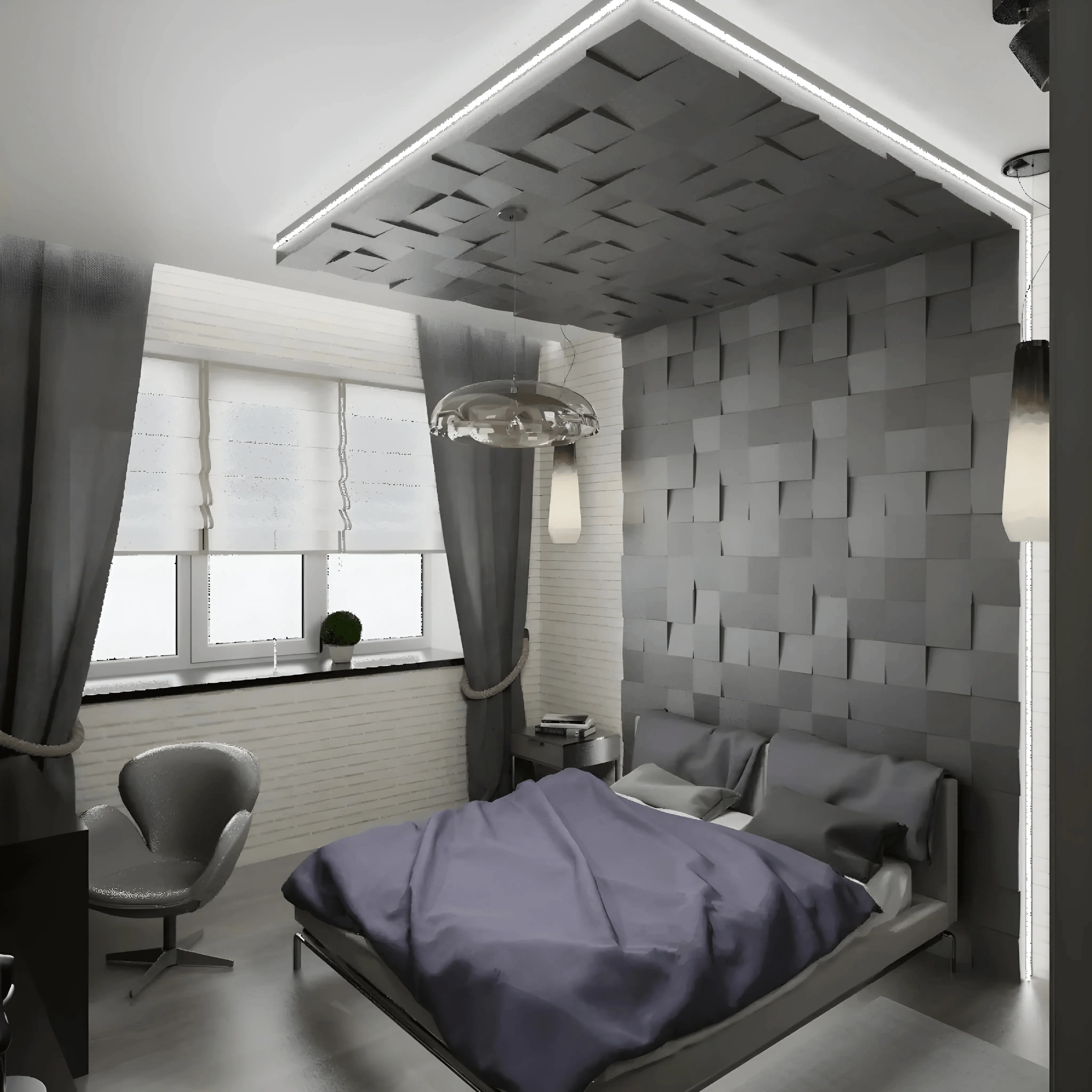 GYPSUM 3D WALL PANEL | PIXEL 0081