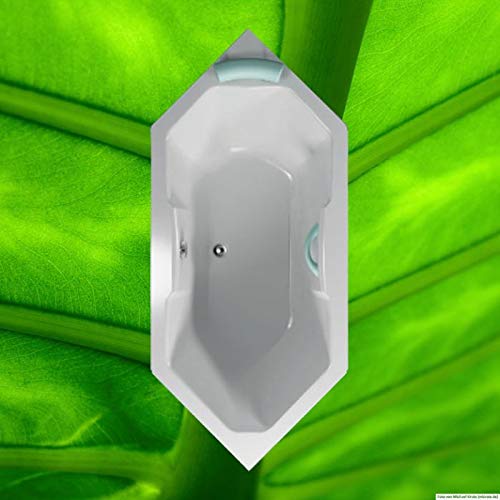 Vasca da bagno 180 x 80 cm 180 acrilico vasca 80 X 180 esagono Vasca : Amazon.it: Fai da te