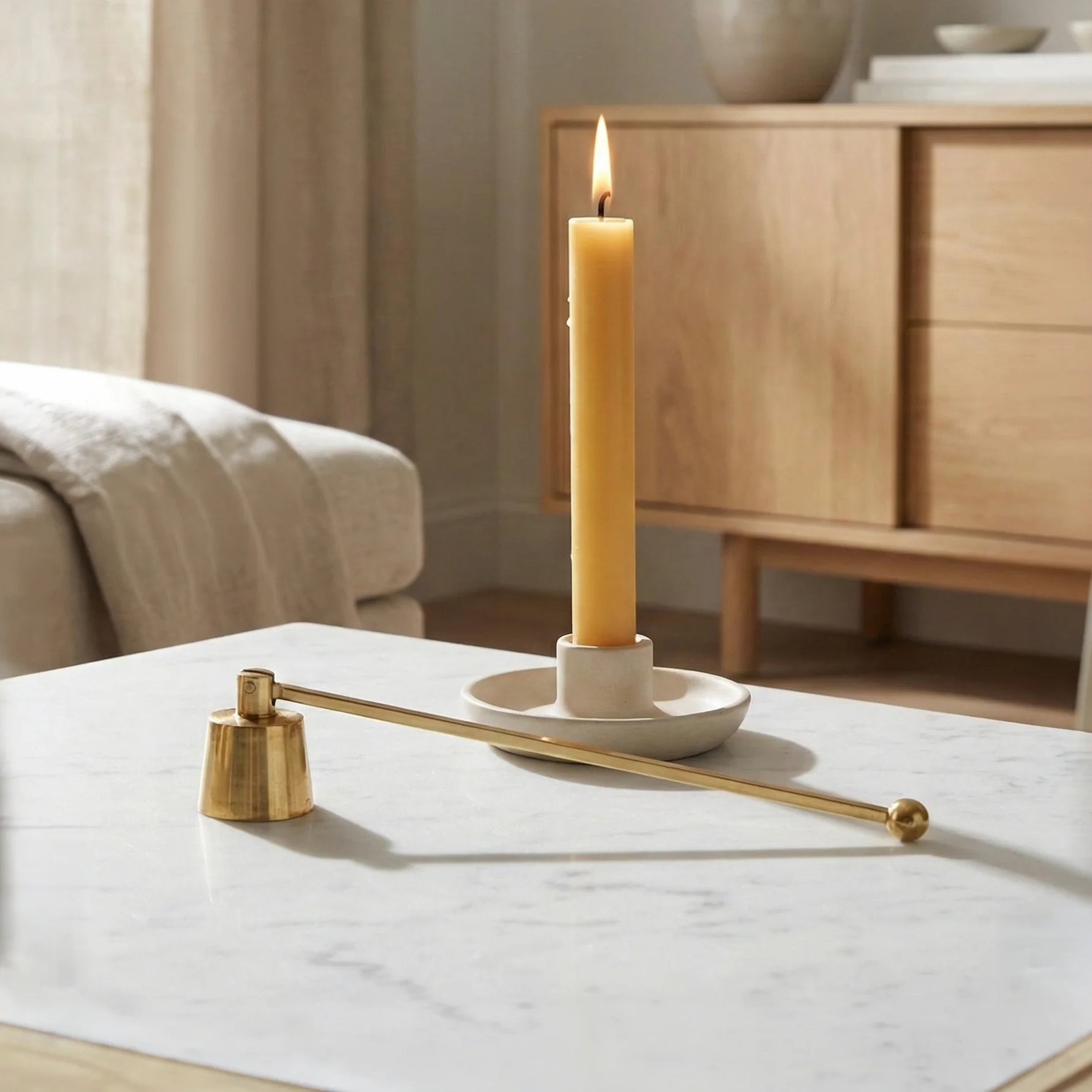 Classic Gold Candle Snuffer