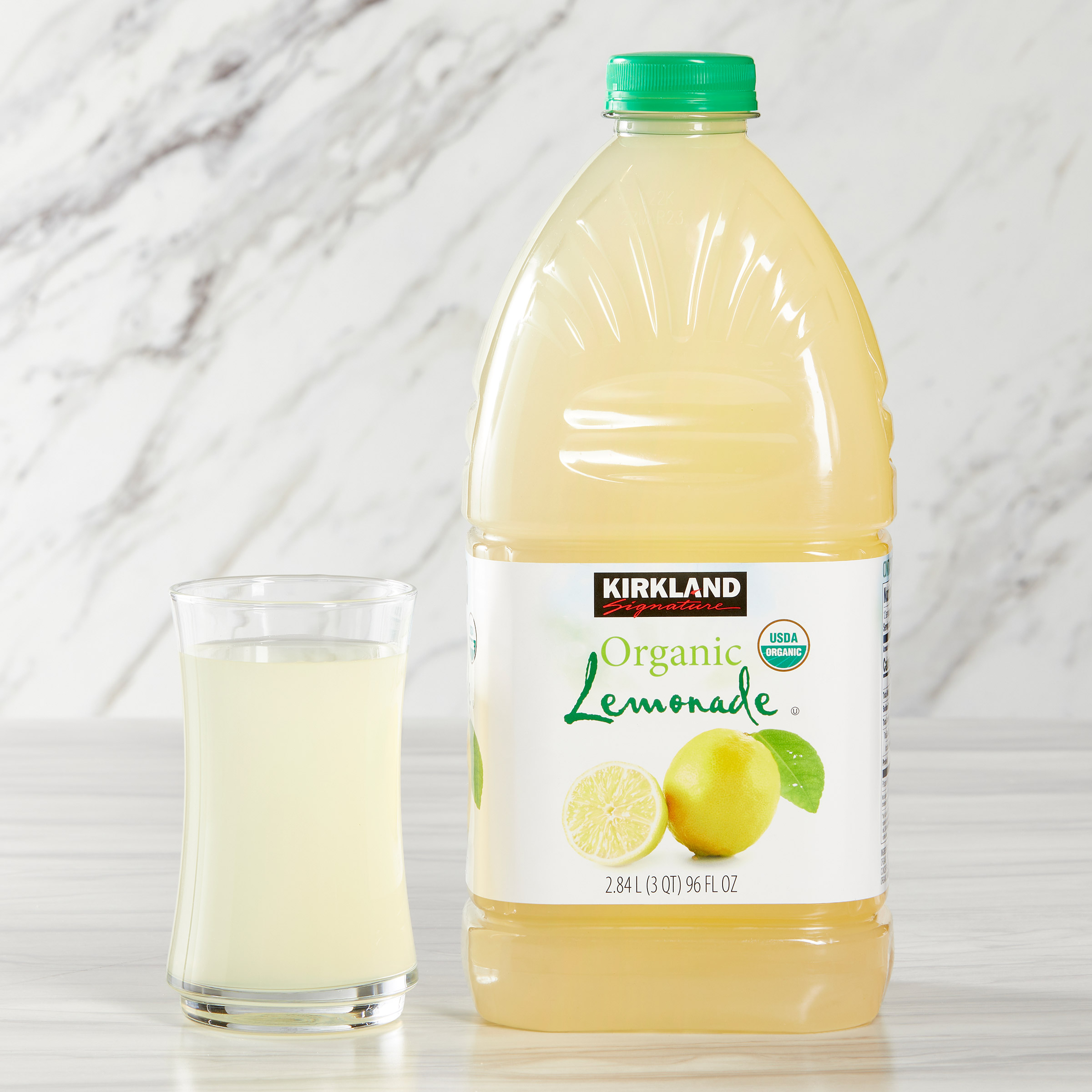 Kirkland Signature, Organic Lemonade, 96 fl oz, 2-count