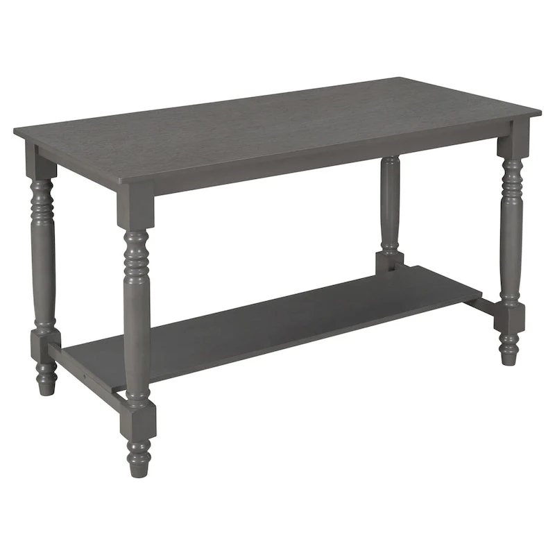 Nestfair 6-Piece Counter Height Dining Table Set with Chairs and Bench