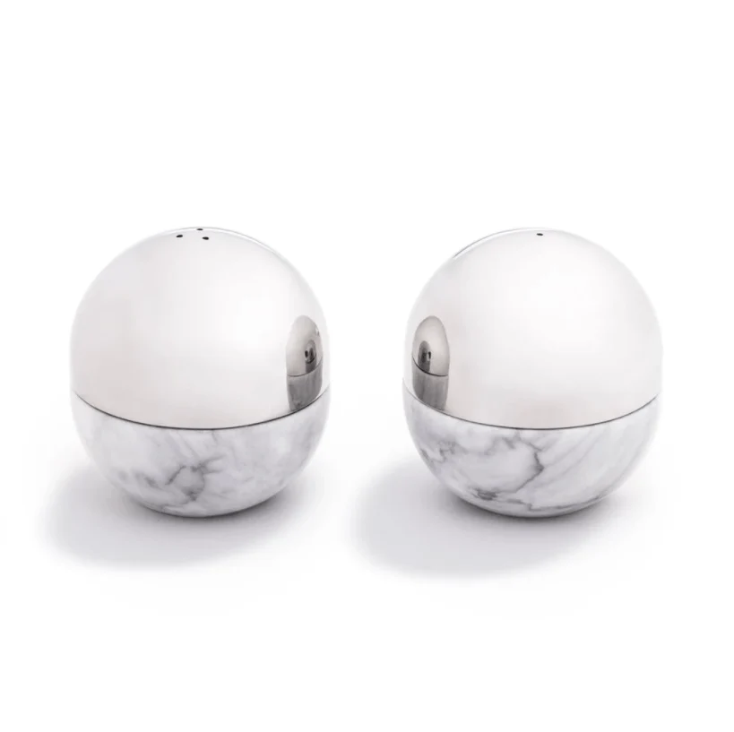 Dual Salt & Pepper Shaker, Marble