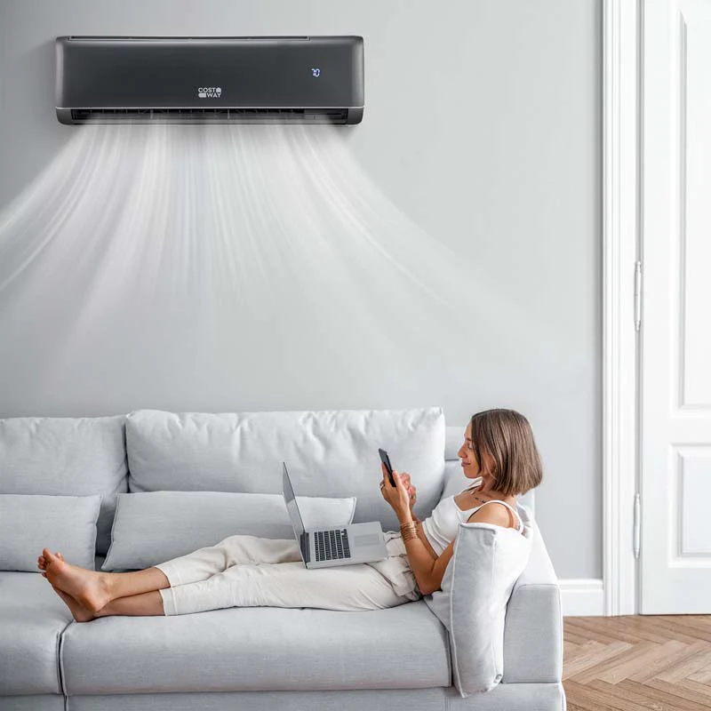 Energy Star 18000 BTU Mini Split Air Conditioner & Heater, 21 SEER2 208-230V Inverter Split AC Unit with Heat Pump for Rooms up to 1250 Sq.Ft