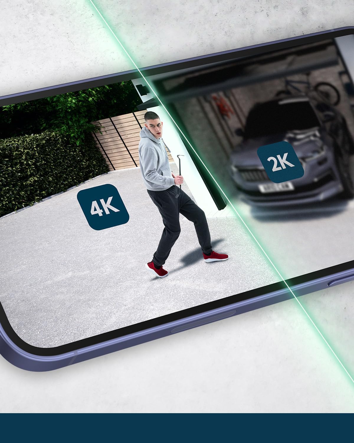 Arlo Ultra 2 Überwachungskamera Aussen WLAN, Kabellos, 4er Set, 4K UHD Qualitätsprodukt, 180° Sichtfeld, Spotlight, Farb-Nachtsicht, Bewegungsmelder, Alarm Sirene + mit Arlo Secure Testzeitraum