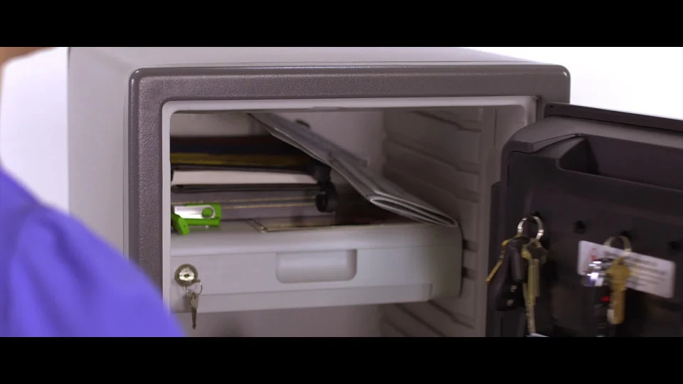 SentrySafe SFW123CS Fire-Resistant Safe and Waterproof Safe with Dial Combination Lock 1.23 Cu. ft.