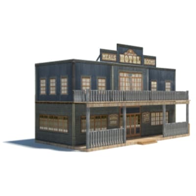 Wild West Palace Hotel (blue)