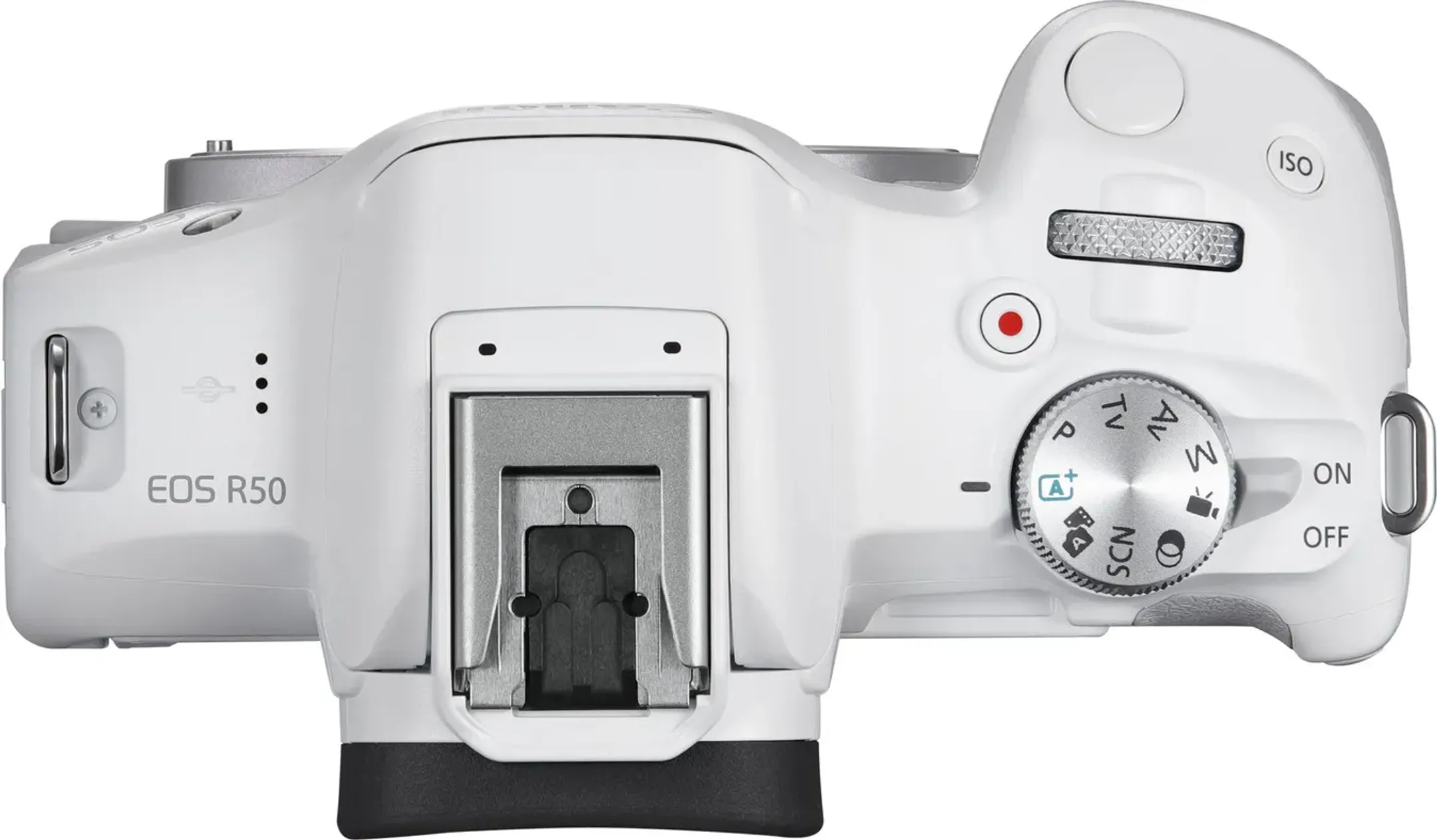 Canon EOS R50-systeemcamera - Wit + RF-S 18-45 mm f/4.5-6.3 IS STM-lens