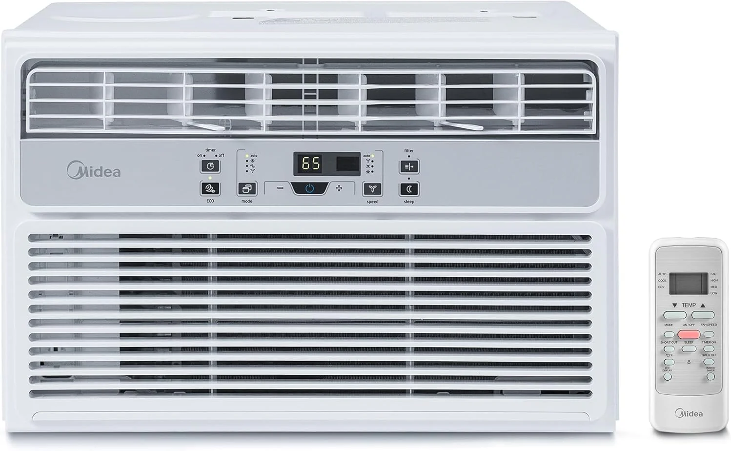 Midea 6,000 BTU Window Air Conditioner, 3-in-1 Cool/Fan/Dehumidifier Window AC Unit