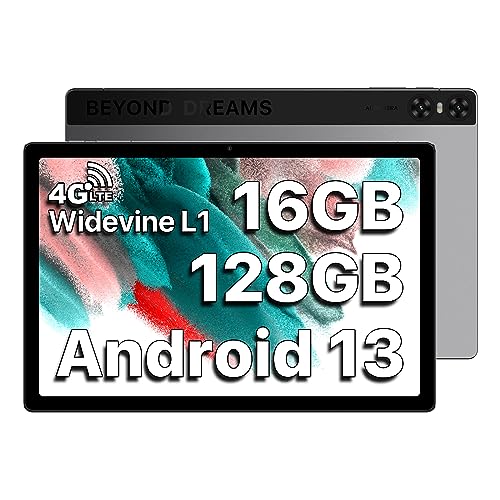 UMIDIGI Android 13 Tablet 10.5 Pollici,Youtube 1080P Widevine L1, A13 Tabet in offerta,Tablet con Sim Telefono,16Go 128Go/2TB Gaming Tablet 7500mAh 18W PD/8Core/13MP/Wifi/BT/GPS/Con Custodia e penna : Informatica