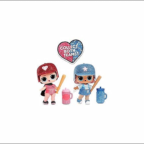 LOL Surprise All Star Collezione Sport Serie 1  Squadra di baseball con 12 bambole, 90  sorprese, figurine collezionabili, vestiti e accessori, Da collezionare, Età: 3  anni, Esclusivo Amazon : Giochi e giocattoli