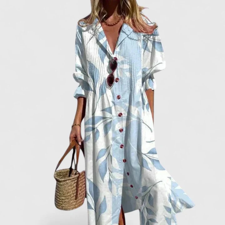 Womena??s Elegant Boho Dress Vibrant Colors Flattering Fit