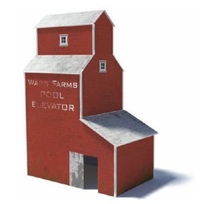 Grain Elevator (red)