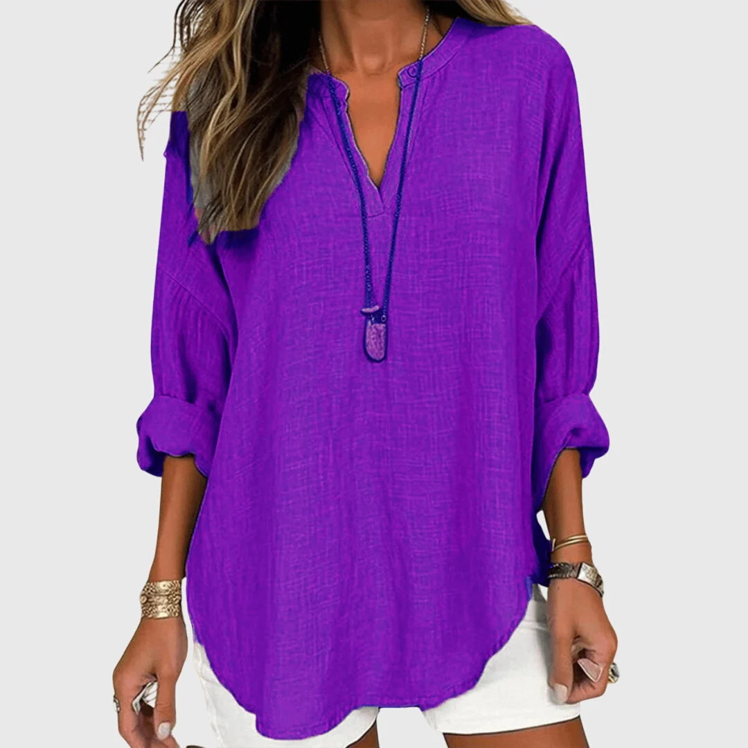Women��s Flowy Beach Shirt Elegant Casual Design