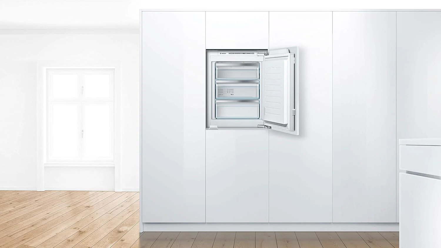 Bosch GIV11ADC0 Serie 6 Congelatore da incasso, 95 kWh, anno, 70 l, LowFrost, FreshSense, 72 x 56
