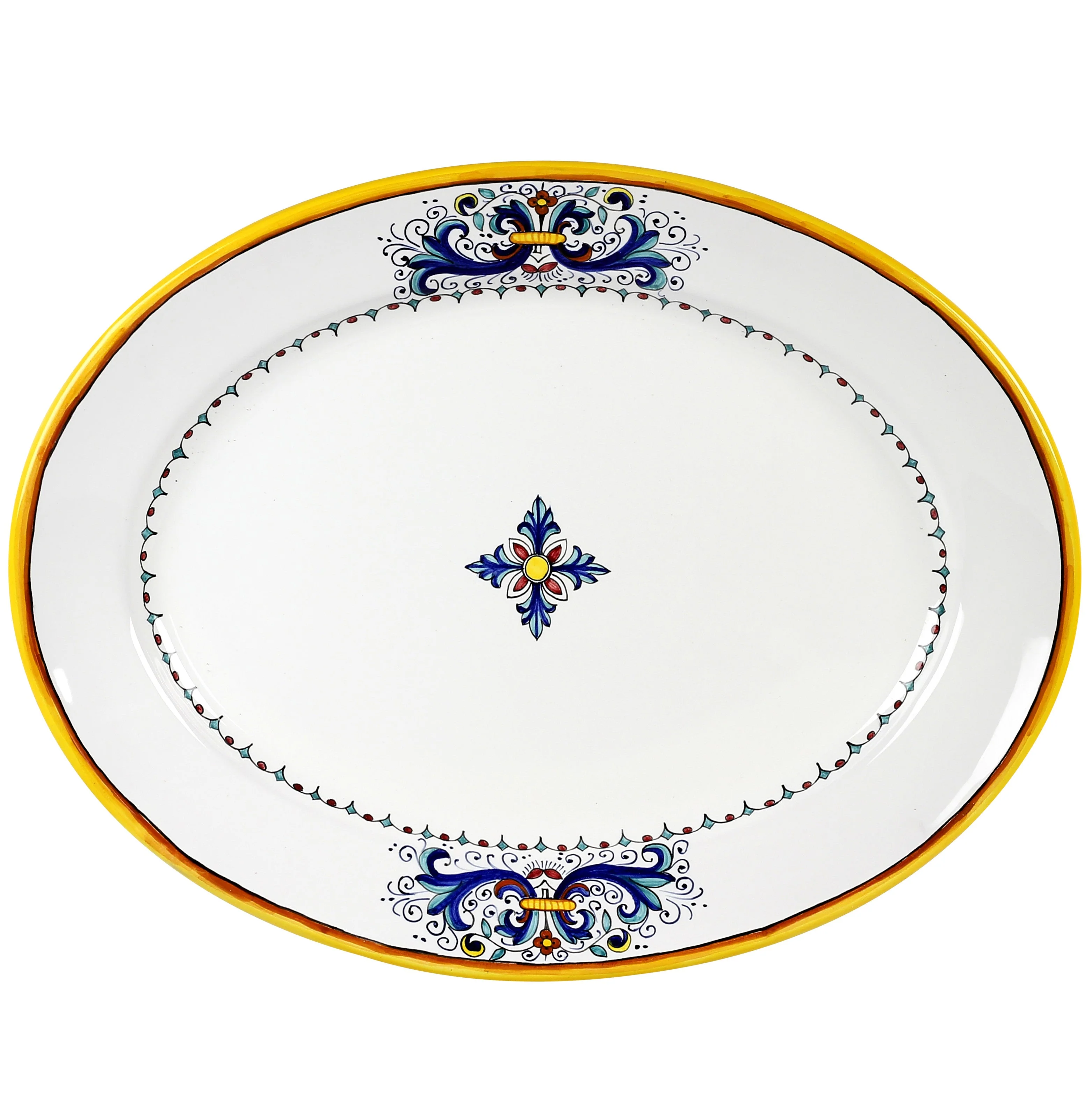 Ricco Deruta Large Oval Platter