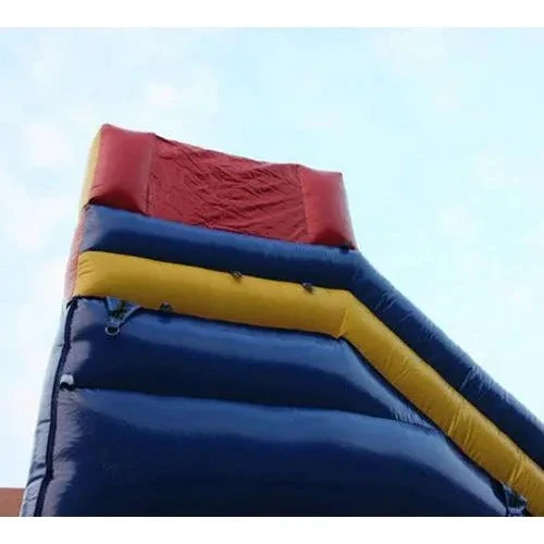 20-foot high inflatable double slide with pool and drying area