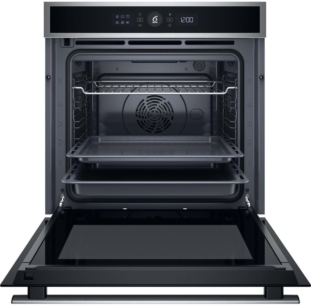 Whirlpool WOI4IS8PM0SXA Forno multifunzione Inox 17 funzioni Pizza310° Cook4 Steam+ classe A+ 73Lt, Pirolisi + Idrolisi