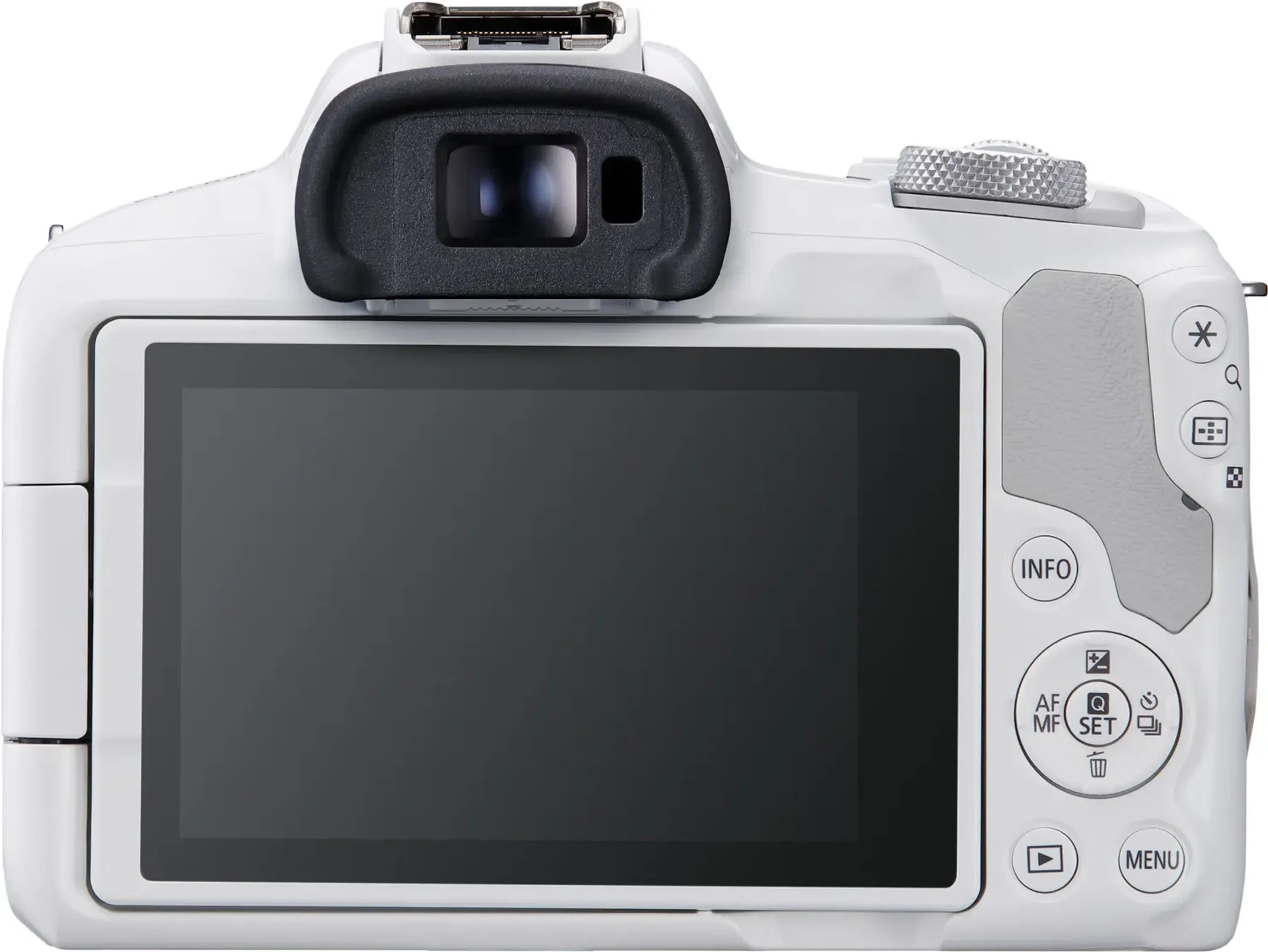Canon EOS R50-systeemcamera - Wit + RF-S 18-45 mm f/4.5-6.3 IS STM-lens