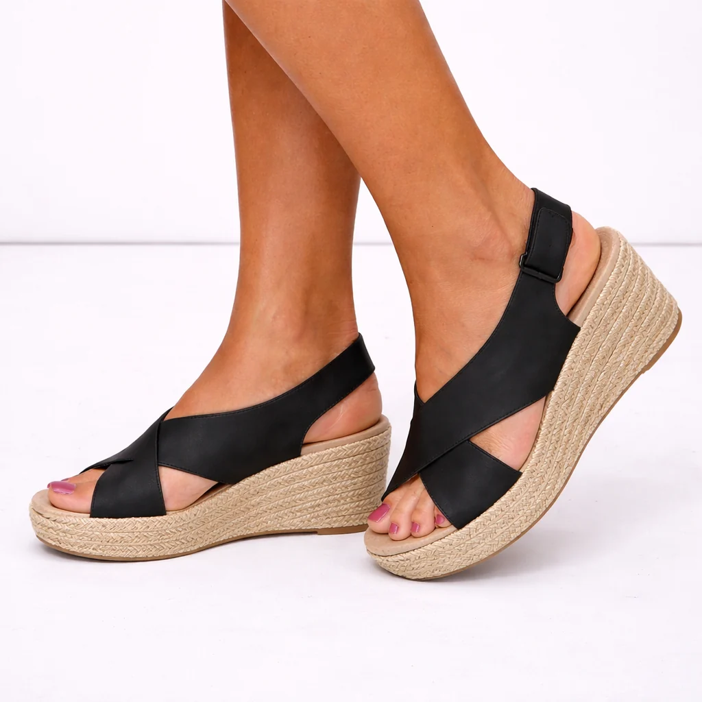 Women��s Espadrille Sandals Lightweight Wedge Design