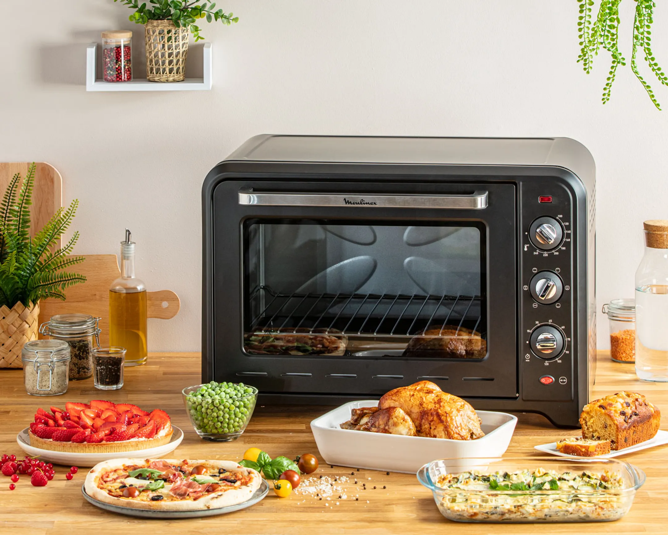 Moulinex Elektrische oven Optimo 60L OX495810