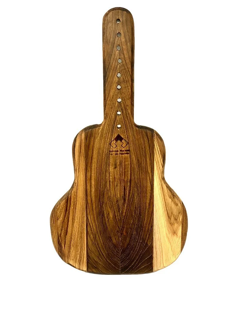 Guitar Shaped Serving Board, Set of 2 (Small, Large)