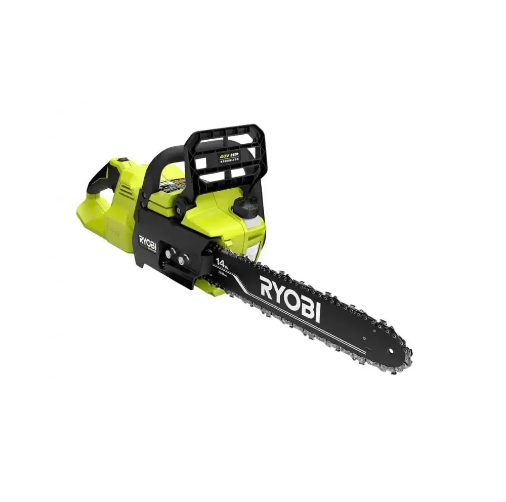 Ryobi 18��� 40V Cordless Chainsaw Kit with Battery & Charger, Green