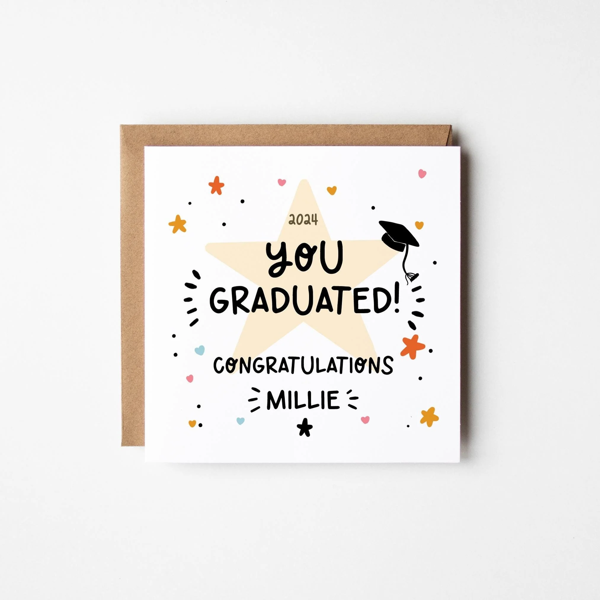 Graduation Card a?�� Personalised Graduation Card a?�� You Graduated Congratulations Graduation Card a?��