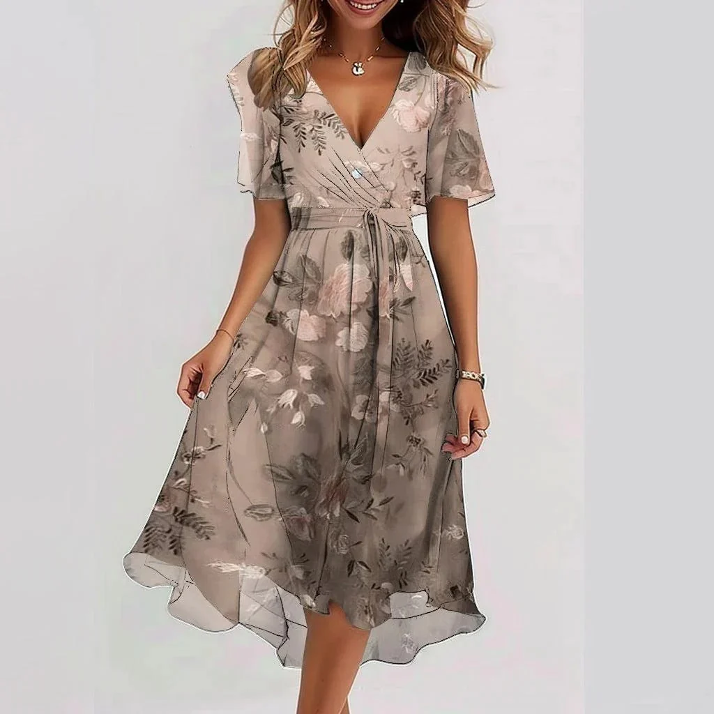 Women��s Elegant Maxi Dress Lightweight Summer Style