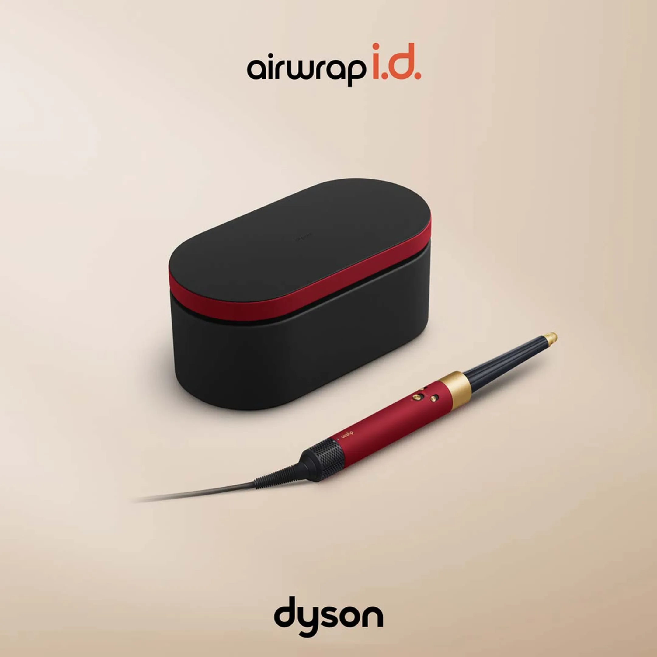 Dyson Airwrap i.d. Straight + Wavy Red Velvet/Gold - Limited Edition