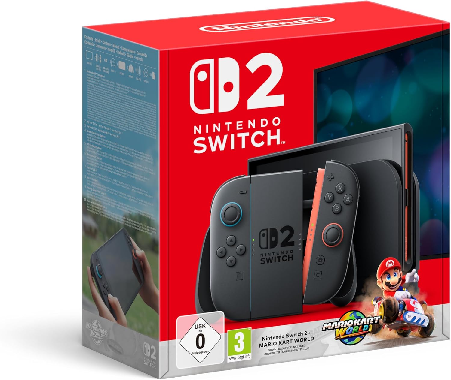 Console  Switch 2 + Mario Kart World (Gioco digitale incluso)