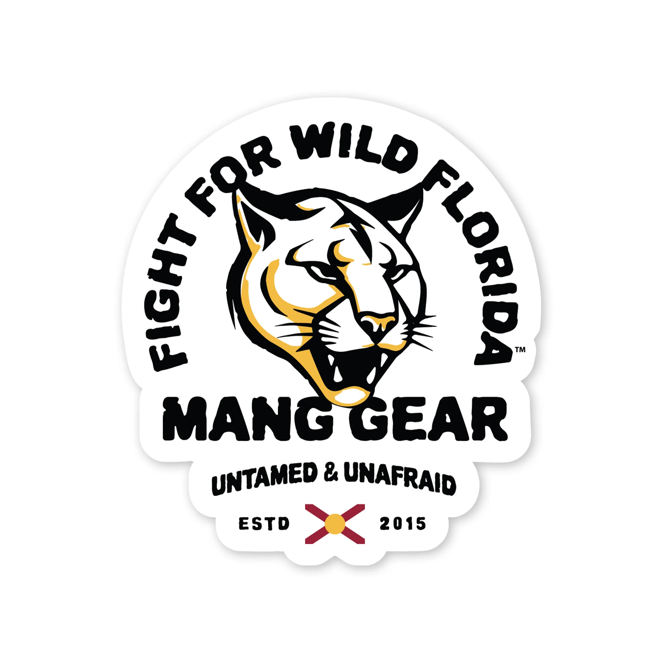 Fight For Wild Florida Panther - Sticker