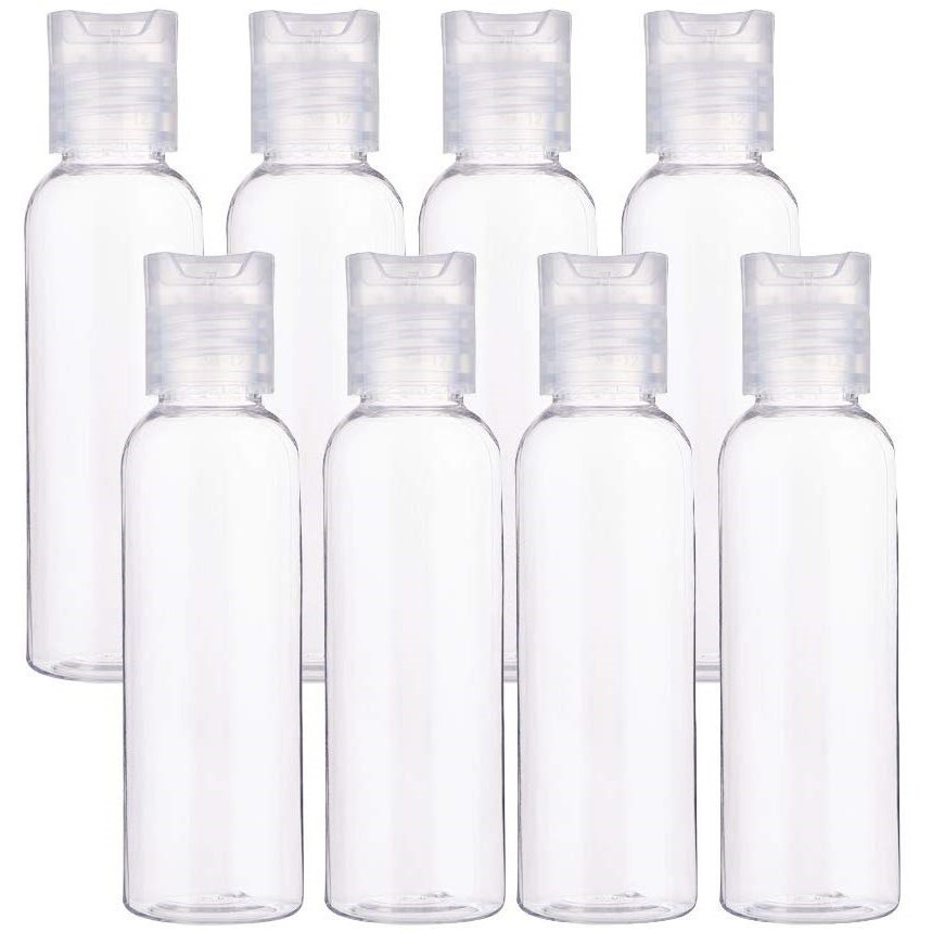 8 OZ Clear Plastic Perfume Empty Bottle Travel Makeup Sanitizer USA 302698