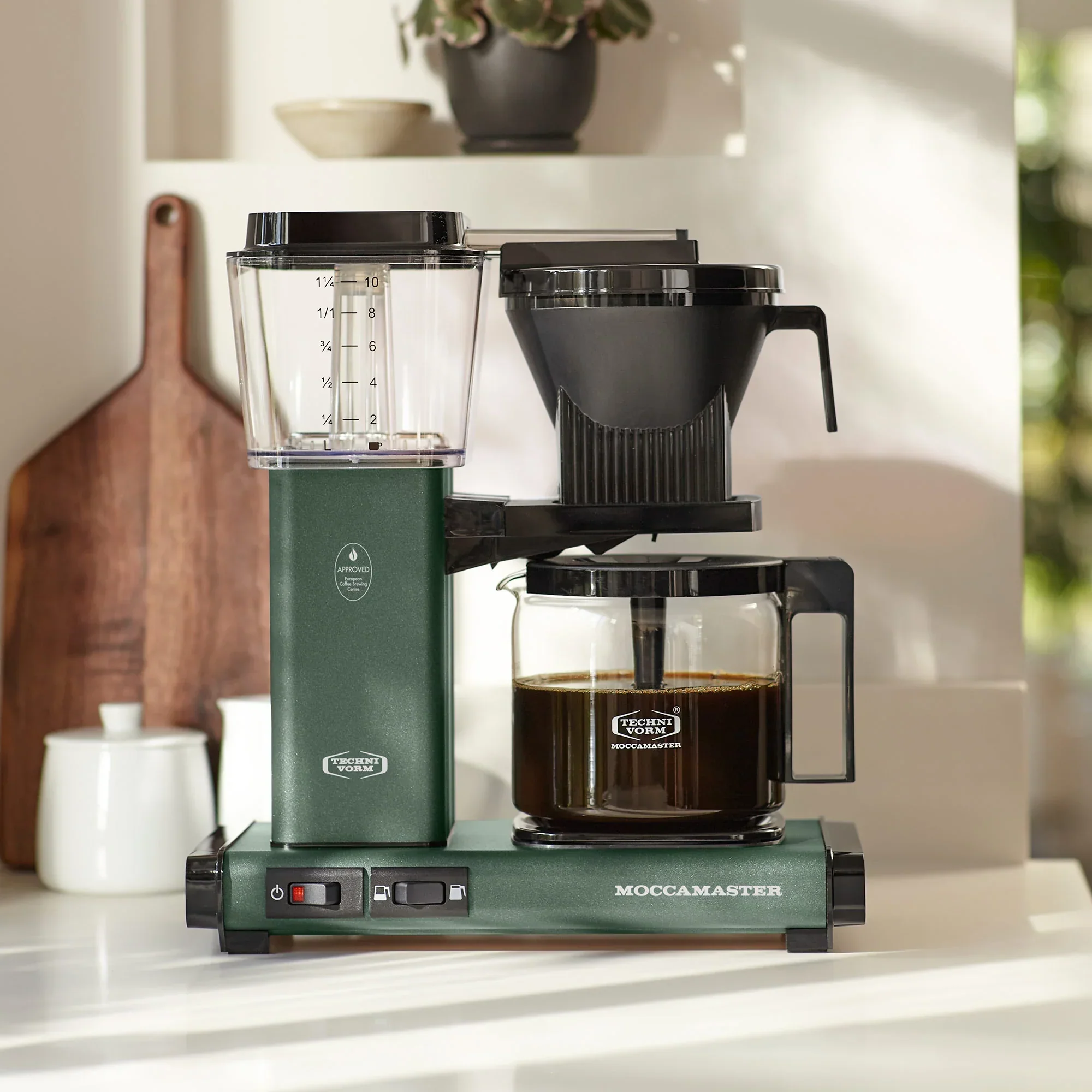 Moccamaster KBGV Select 10 csészés kávéfőző boróka színben
